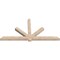 Ekena Millwork Kennewick Smooth Timber Gable Bracket, Douglas Fir, 108"W x 54"H x 5 1/2"D x 5 1/2"F, 12/12 Pitch GBW108X54X0606KEN00SDF - alternate 4